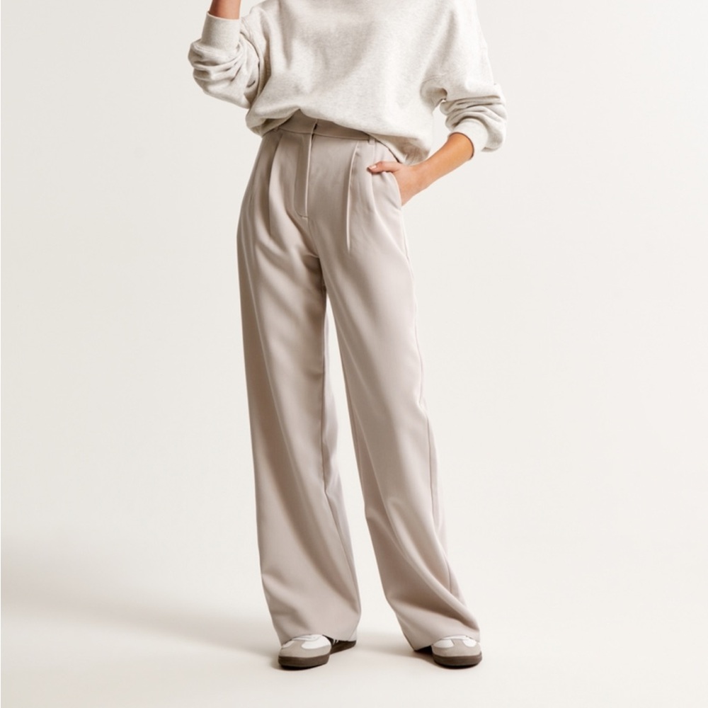 Abercrombie Sloane tailored wide leg pant